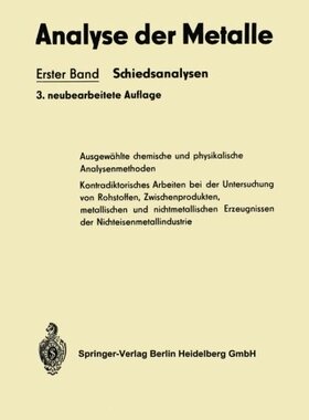 【预订】Analyse Der Metalle