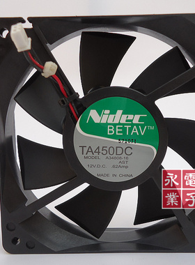 原装 日本NIEDC A34808-16AST 12cm12厘米机箱电源风扇12v 0.62A