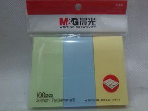 日韩国款文具晨光YS-14便利贴易事贴指示贴优事贴N次贴76X34mm