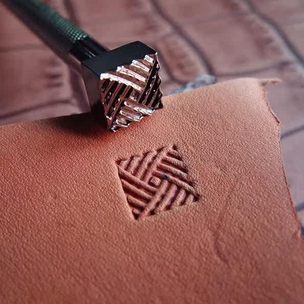 皮雕印花工具 Johnleather产钢制几何印花工具 Geometric tool