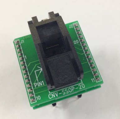 IC烧录座CNV-SSOP20-DIP SSOP20/16 170MIL 翻盖通用日本原装座