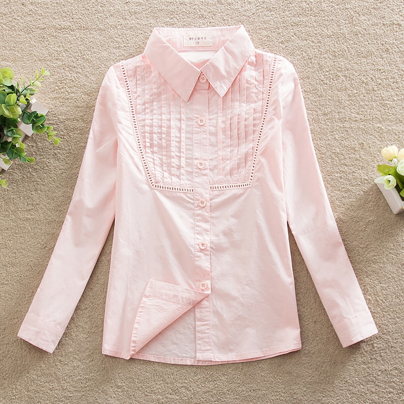 Chemise fille à manche longue - Ref 2084852 Image 1