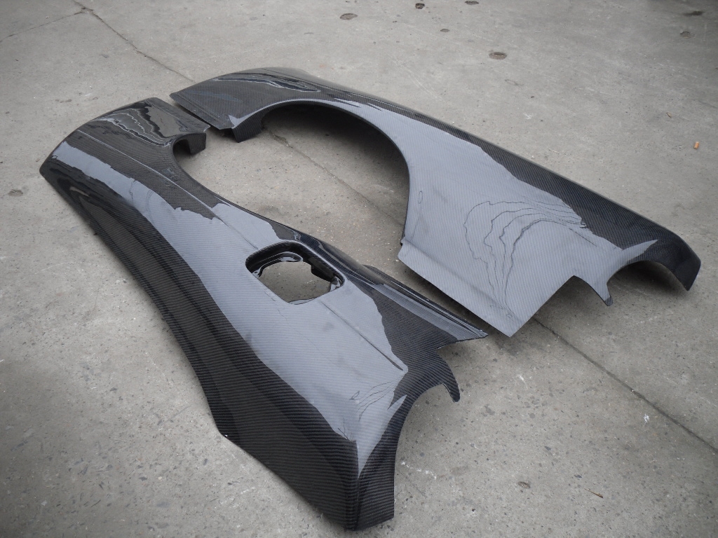 汽车配件 适用于日产尼桑180sx s13 碳纤维 后叶子板 加宽50mm
