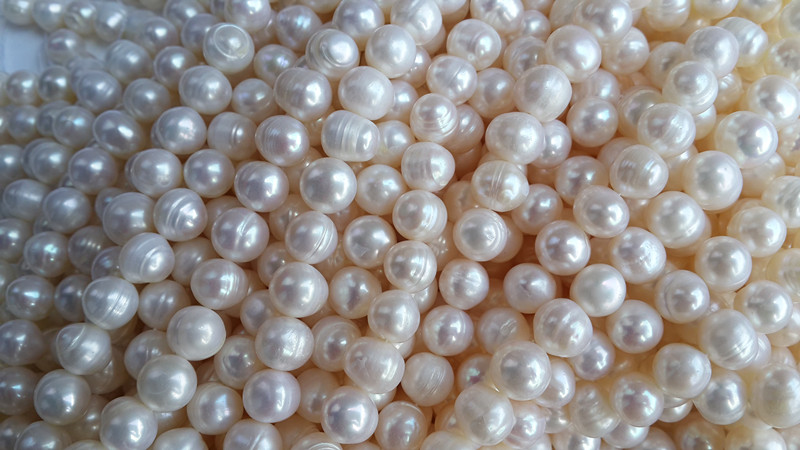 天然淡水珍珠半成品近