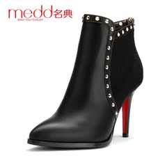 Name code 2015 new pointy stiletto high heel shoes for fall/winter shoes women fashion trend of rivet D571079