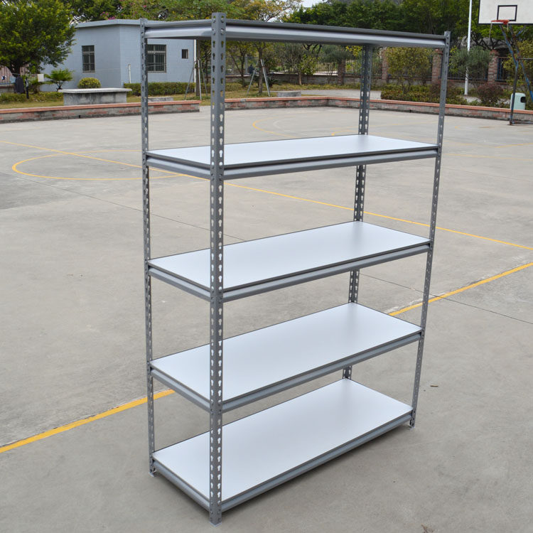 简易组装铁货架家用葫芦孔置物架轻型仓储货架广东产地多层可拆装