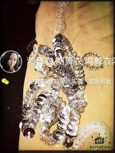 2016.10.20鸿舞衣舞蹈服装 纯手工绣珠 专业订做演出服各色打底袜