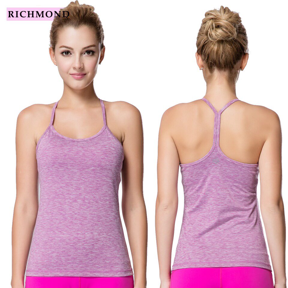 CANADA RICHMOND YOGA新品女款瑜伽服Y字细肩带背心女含胸垫1065