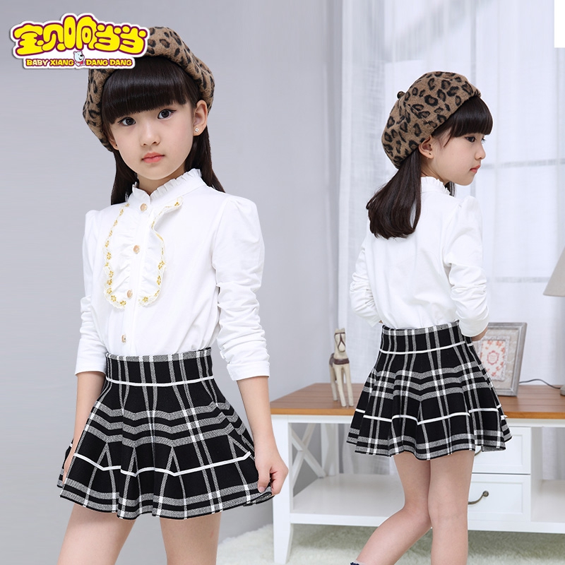 Chemise fille à manche longue - Ref 2084574 Image 1