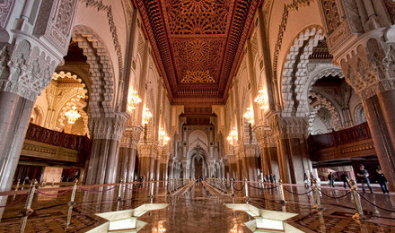 卡萨布兰卡 一日游(哈桑二世清真寺 里克咖啡馆 鸽子广场)