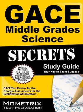 【预售】Gace Middle Grades Science Secrets Study Guide...