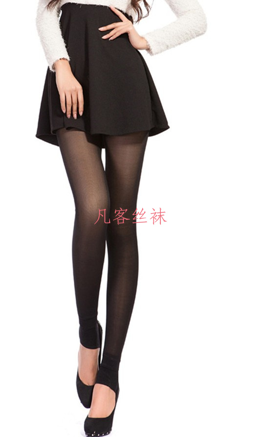 假透肉网纱双层九分连裤袜子包邮