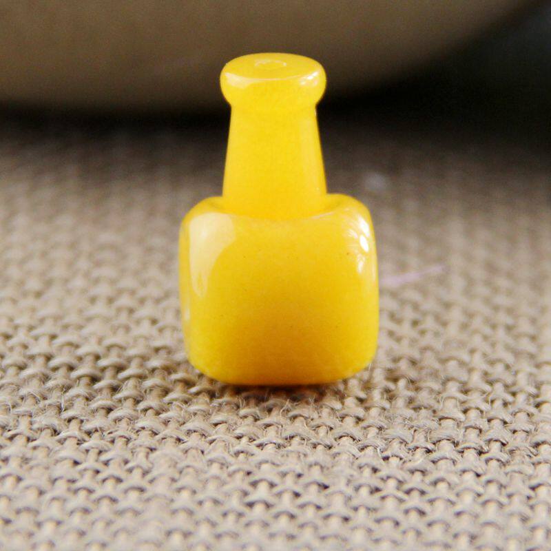 黄玉髓黄玛瑙藏式三通佛头佛珠手串手链项链配饰diy手链收尾配饰