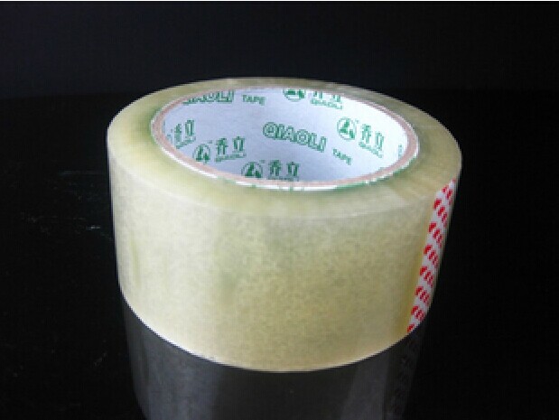 包邮 乔立 封箱带 6.0cm*100y 透明色 胶带纸 6.0*100码 黄色胶带