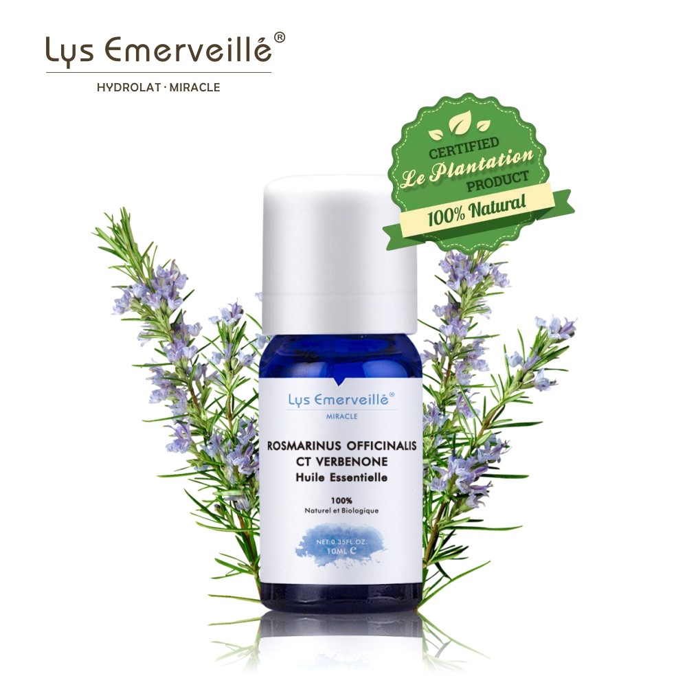 le艾美丽莎 马鞭草酮迷迭香精油 单方10ml 收敛 抗皱去屑护发