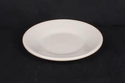 德美密胺火锅菜盘 鱼盘饭盘炒菜平盘子 白色仿瓷餐具圆形小吃碟子