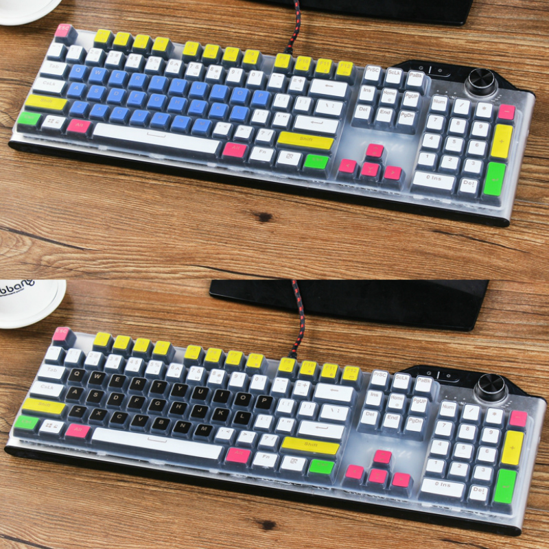 EÔªËØ Éñ¹â¶ÜX7000 X-7000»úе¼üÅ̱£»¤ÌùĤ 104¼ü·ÀË®·À³¾ÕÖÌ×µæ