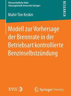【预订】Modell Zur Vorhersage Der Brennrate ...