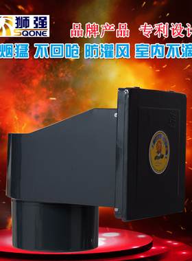 狮强S502A厨房油烟排气扇家用强力换气扇10寸窗式静音抽风油烟机