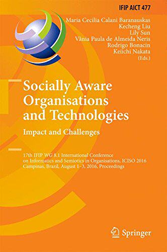 【预订】Socially Aware Organisations and Tec...