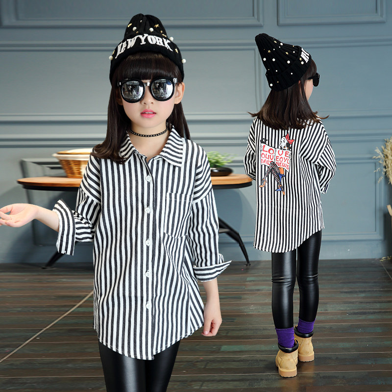 Chemise fille à manche longue - Ref 2086387 Image 1