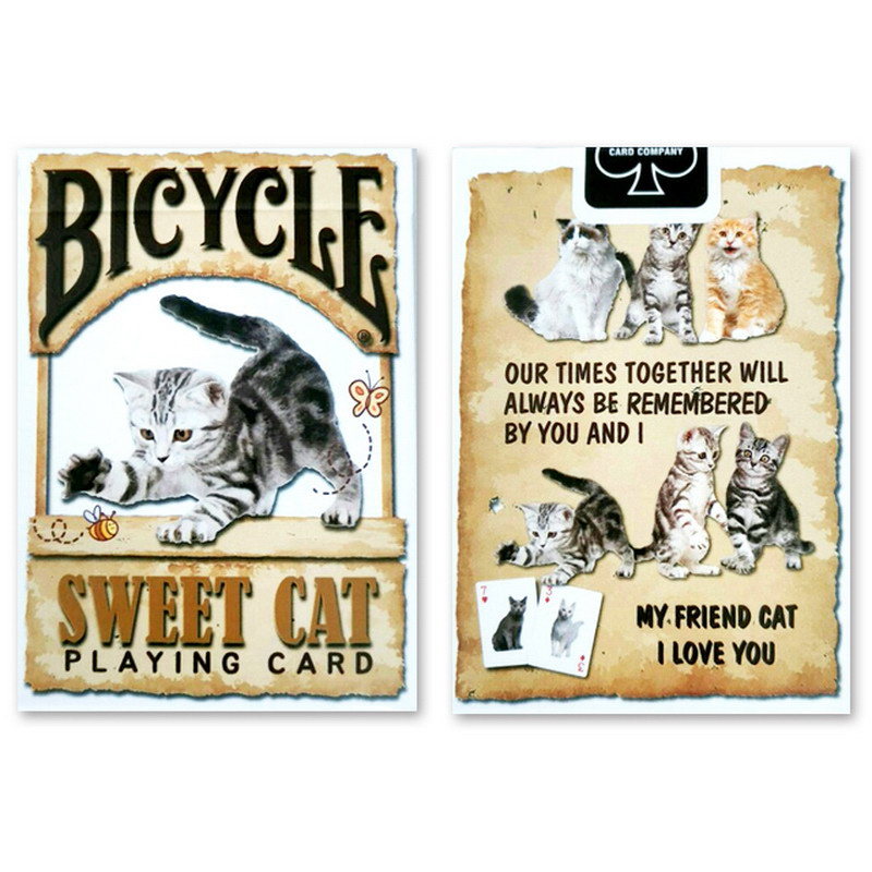 匯奇撲克 Bicycle Sweet Cat 可愛的貓 美國進口撲克 小朋友禮物