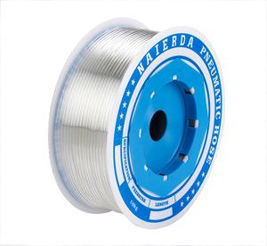 厂家100米红蓝黄黑透明PU气管气动软管16MM 16*12空压机管16X12