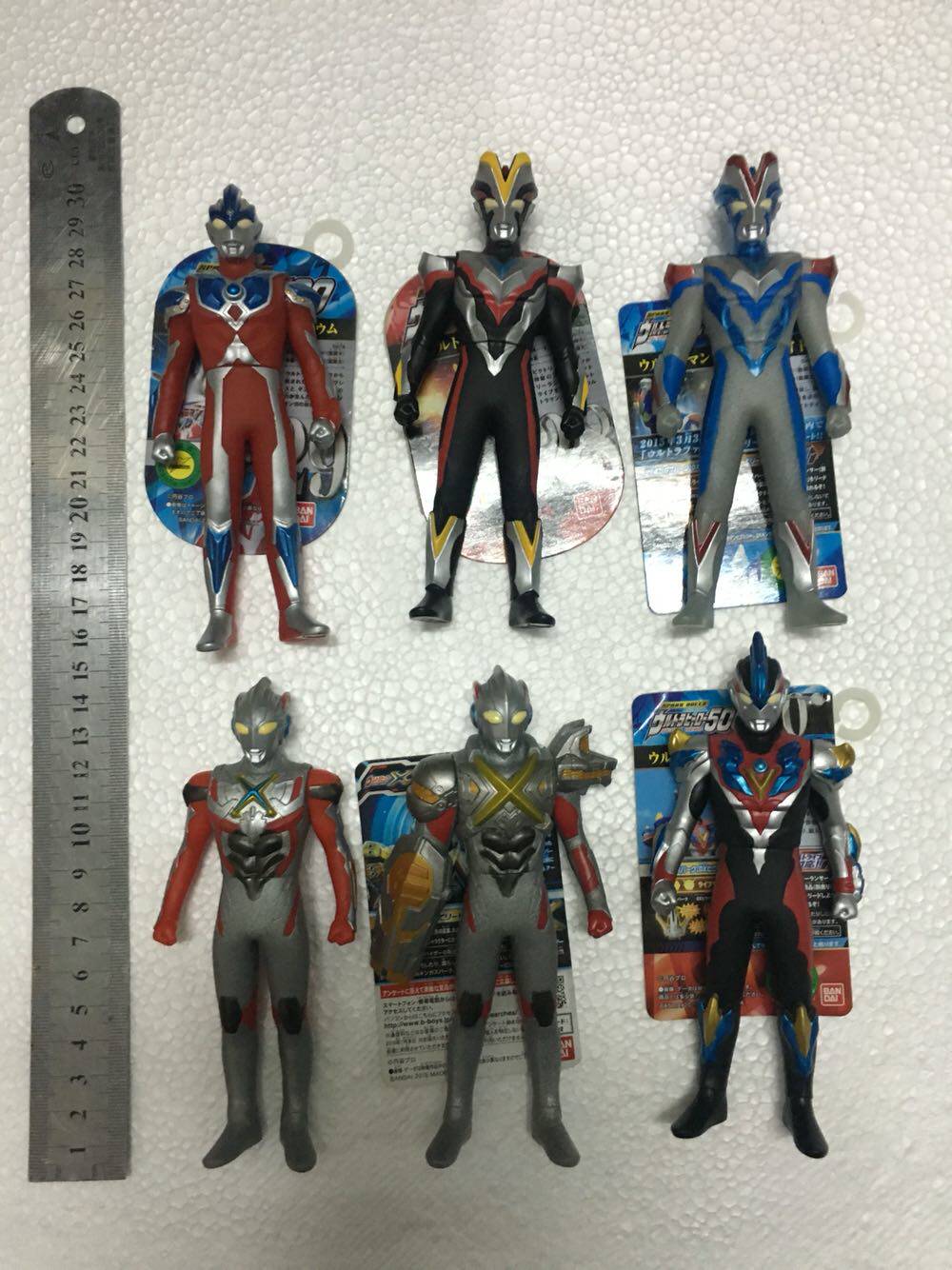 玩具 奥特曼软胶银河艾克斯维克特利奥特曼 500系列 全新