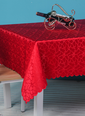 酒店圆桌桌布布艺欧式餐厅饭店正方形餐桌布婚庆宴会茶几桌布台布