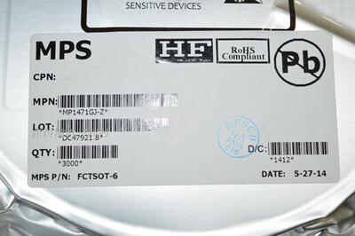 MPS代理 MP1471GJ-Z 同步整流降压开关式稳压器 3A  16V 语音IC