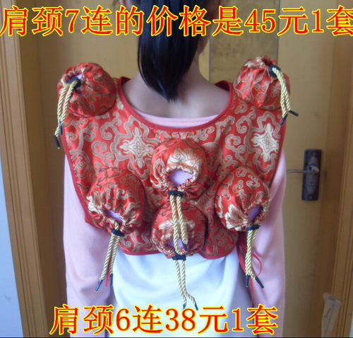 绸缎灸肩颈背部控溫6罐艾灸盒隨身灸溫灸盒艾灸罐艾灸器溫灸器