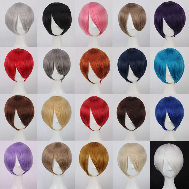 Perruque cheveux raides Court - Ref 2608052 Image 1