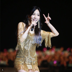 金泰妍同款 fayewoo少女时代 闪亮串珠流苏开叉连衣裙 代购 韩国正品