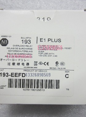 193-EEFD CEP7-EEFD  9-45A AB S+S 电子式过载保护193-1EEGE