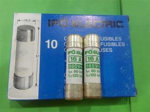 14X51MM 500V GOULD 16A 120KA 正品 进口熔断器保险丝陶瓷