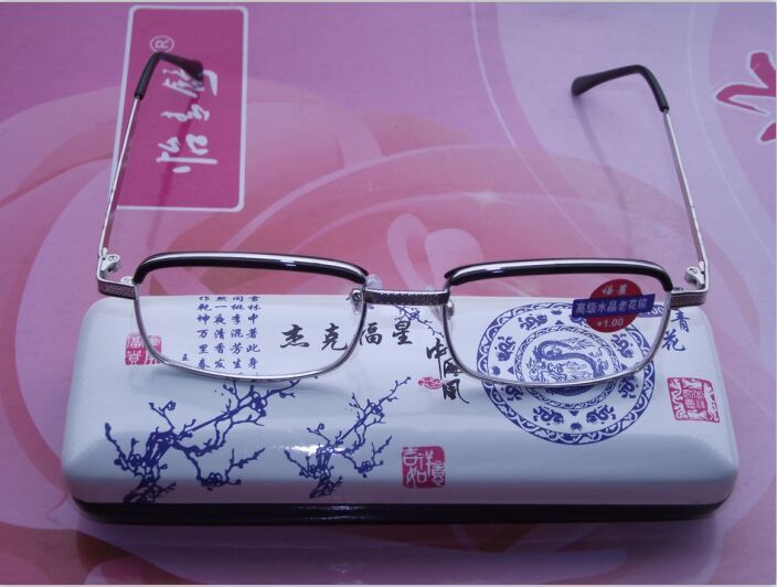 折叠老花镜玻璃片老花镜