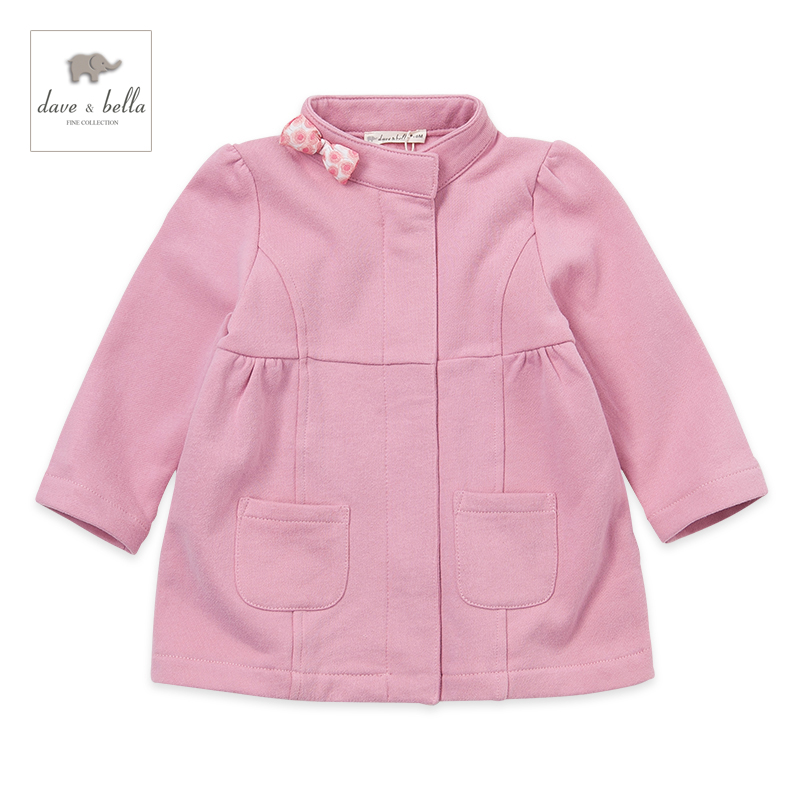 Manteau pour fille DAVEBELLA en flanelle - Ref 2161943 Image 1
