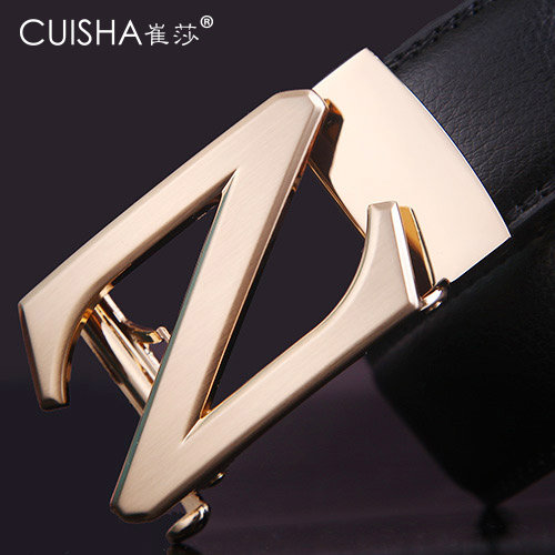 z扣皮带男真皮青年腰带休闲裤带