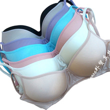 Nhật bản phần mỏng áo ngực lụa thoải mái không có vòng thép ít ladies bra kích thước lớn không có dấu vết ngủ 50 kim nhà máy lụa