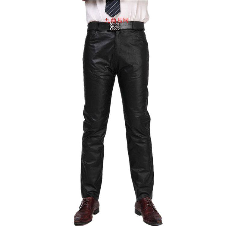 Pantalon cuir homme droit - Ref 1481082 Image 1