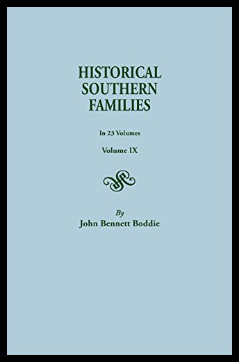 【预售】Historical Southern Families. in 23 Volumes. Volu