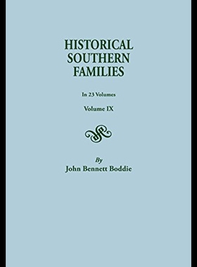 【预售】Historical Southern Families. in 23 Volumes. Volu
