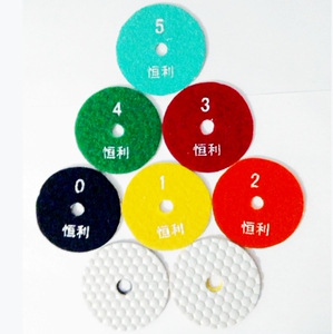恒利3寸8公分金刚石抛光片金刚石干磨片鱼鳞片石材台面抛光片磨片