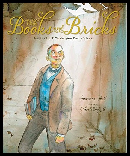 【预售】with books and bricks: how booker t. washington b