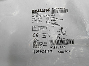 NSC40B 销售原装 S04G 接近开关BESM12M1 电感式 正品 巴鲁夫