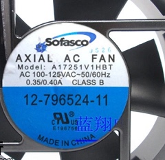 全新原装台湾Sofasco风扇 A17251V1HBT 100-125VAC 高端散热风机