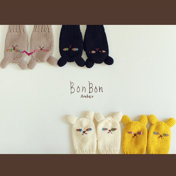 Gants pour fille en de laine - Ref 2150168 Image 1