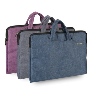 高升帆布文件电脑包手提资料袋会议公文包防水定制商务公事包