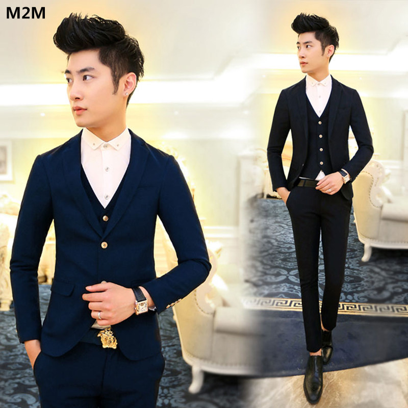 Costume homme M2MONLINE en coton pour automne - Ref 1560514 Image 1