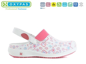 进口护士鞋DORIA波西米亚民族风碎花拖鞋医生鞋凉拖鞋平底沙滩鞋